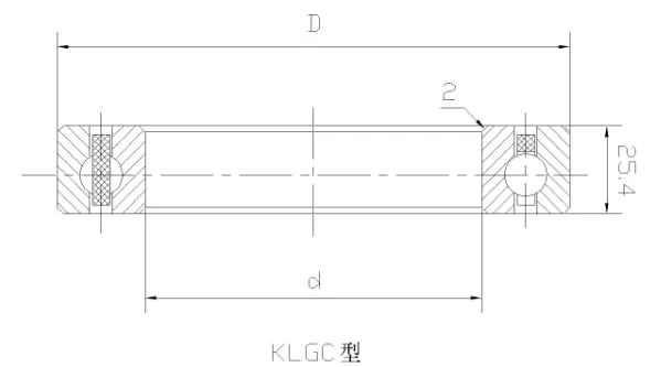 KLGC深沟球等截面薄壁轴承