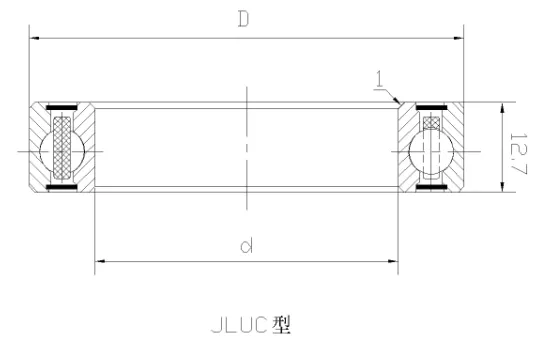 JLUC深沟球密封等截面薄壁轴