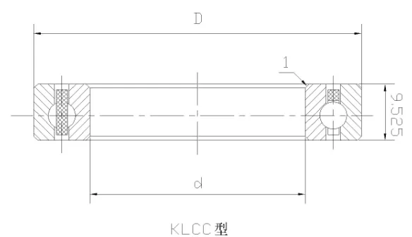 KLCC深沟球等截面薄壁轴承