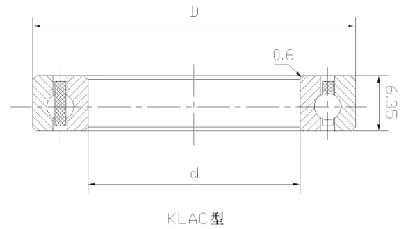 KLAC深沟球等截面薄壁轴承