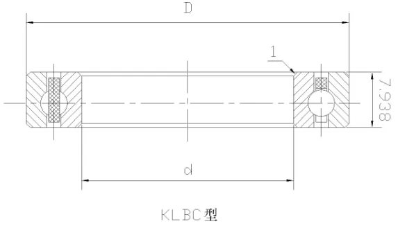 KLBC深沟球等截面薄壁轴承